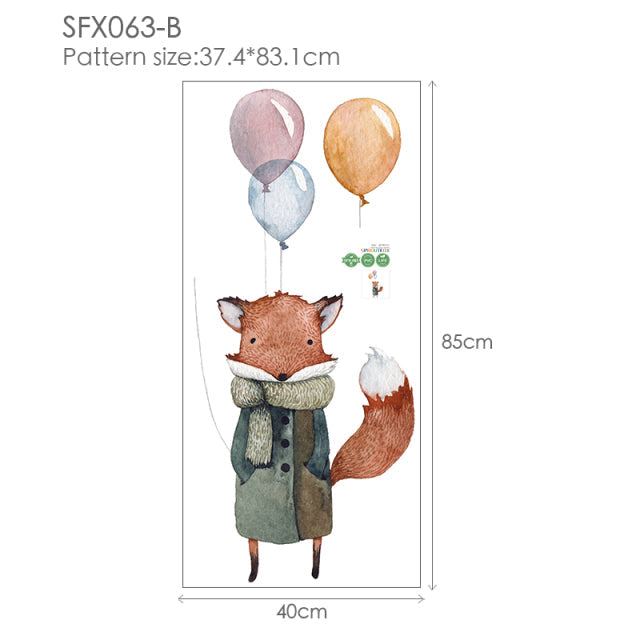 Animal Cartoon Wall Stickers