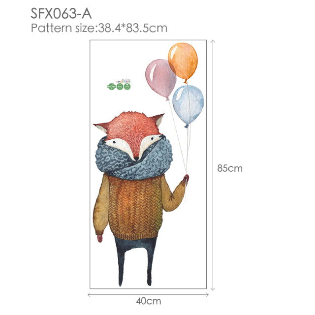 Animal Cartoon Wall Stickers