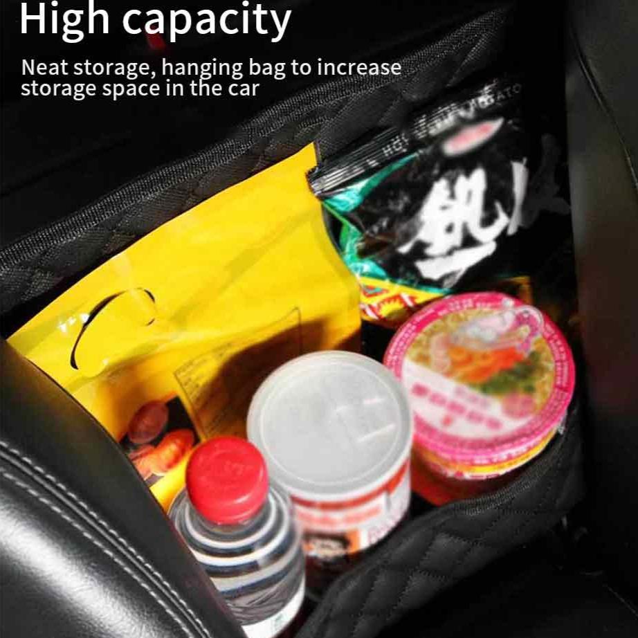 Pu Leather Car Handbag Holder