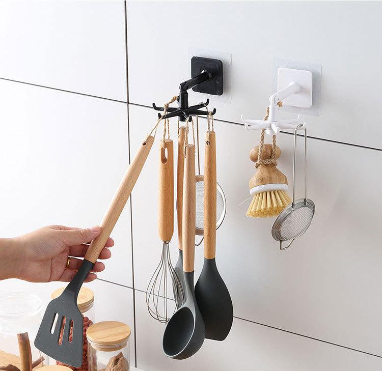Self-Adhesive Rotating Folding Hook (3 PCS)