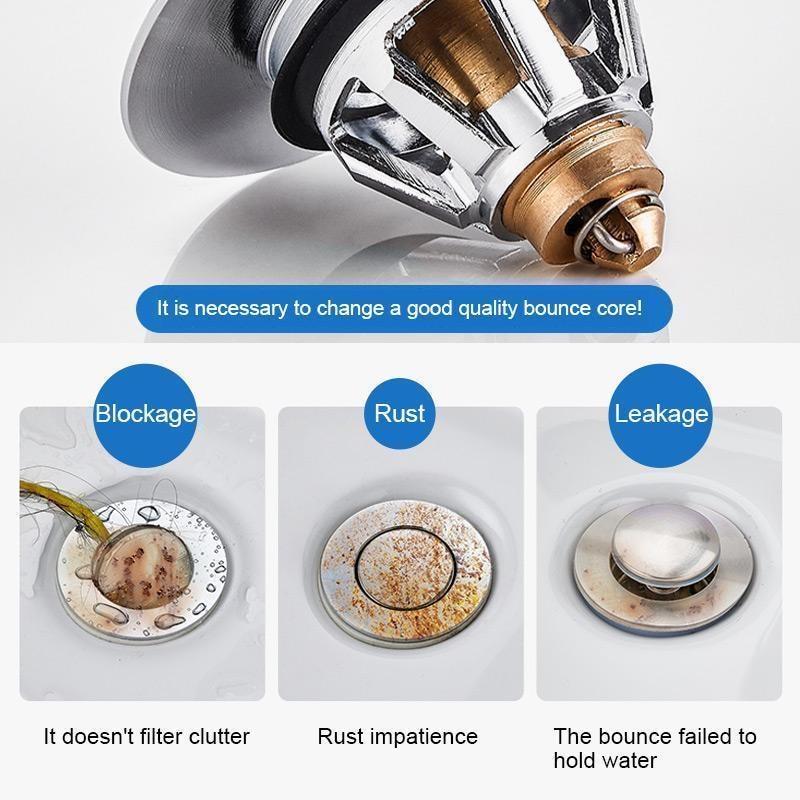 Universal Basin Pop-Up Drain Filter