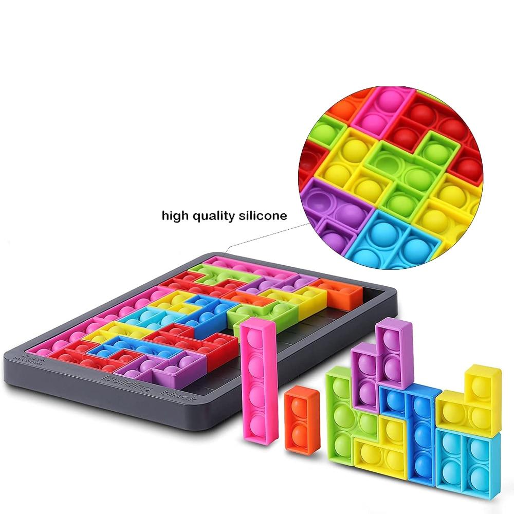 POPS IT TETRIS JIGSAW PUZZLE TOYS