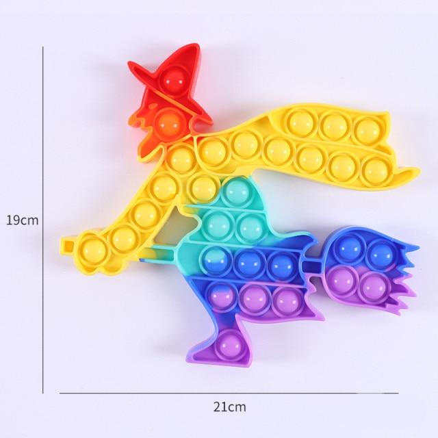 Halloween Pop It Push Bubble Fidget Toy
