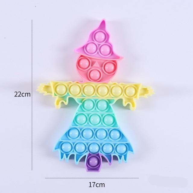 Halloween Pop It Push Bubble Fidget Toy