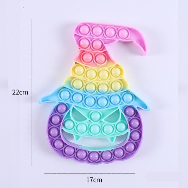 Halloween Pop It Push Bubble Fidget Toy