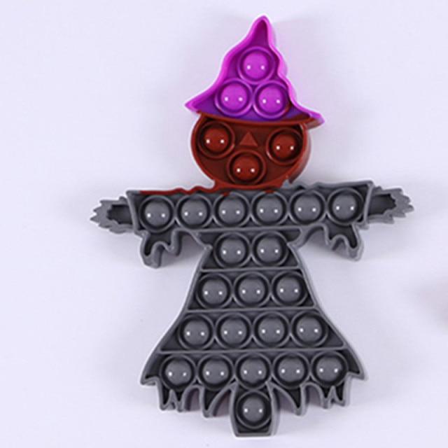 Halloween Pop It Push Bubble Fidget Toy