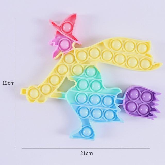 Halloween Pop It Push Bubble Fidget Toy