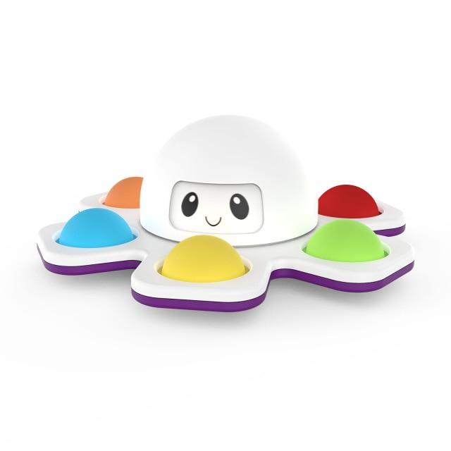 Reversible Octopus Spinner Pop it