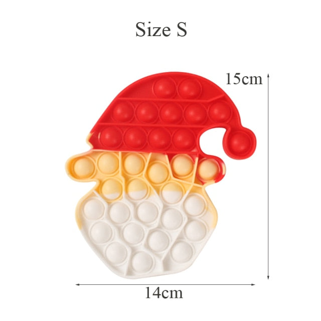 Christmas Pop It Fidget Toys