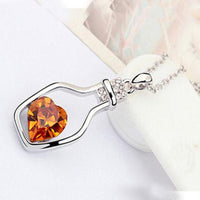 Thumbnail for Love in a Bottle - Crystal Necklace