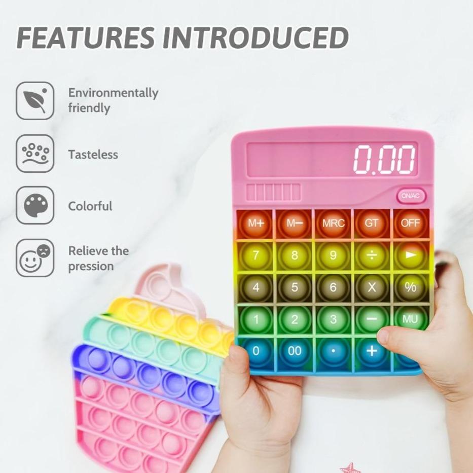 Calculator Pop It Fidget Toy