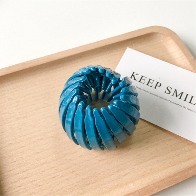 Bird Nest Shaped Hair Clips Bun Makers