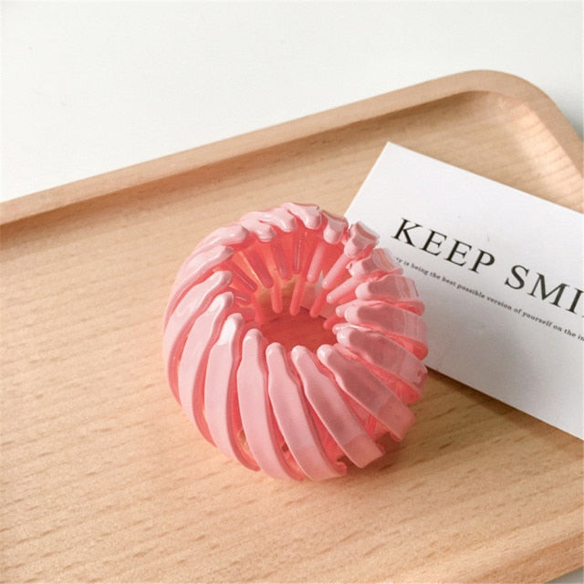 Bird Nest Shaped Hair Clips Bun Makers