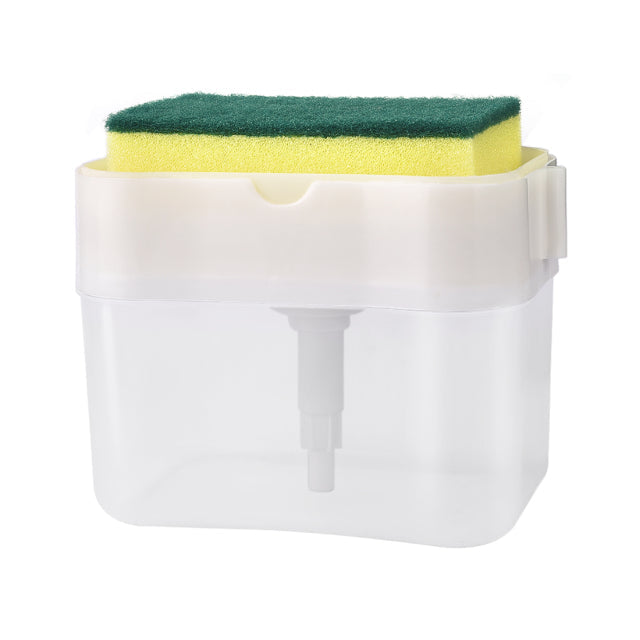 Box Dish Soap Container With Sponge Holder