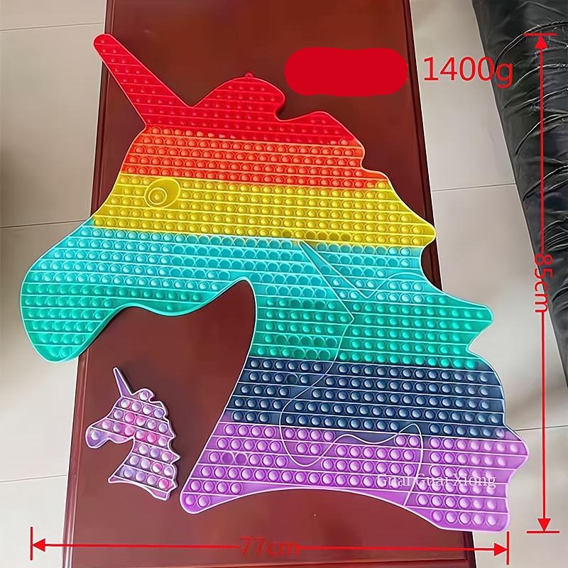 New Jumbo Pop It Fidget (Unicorn)