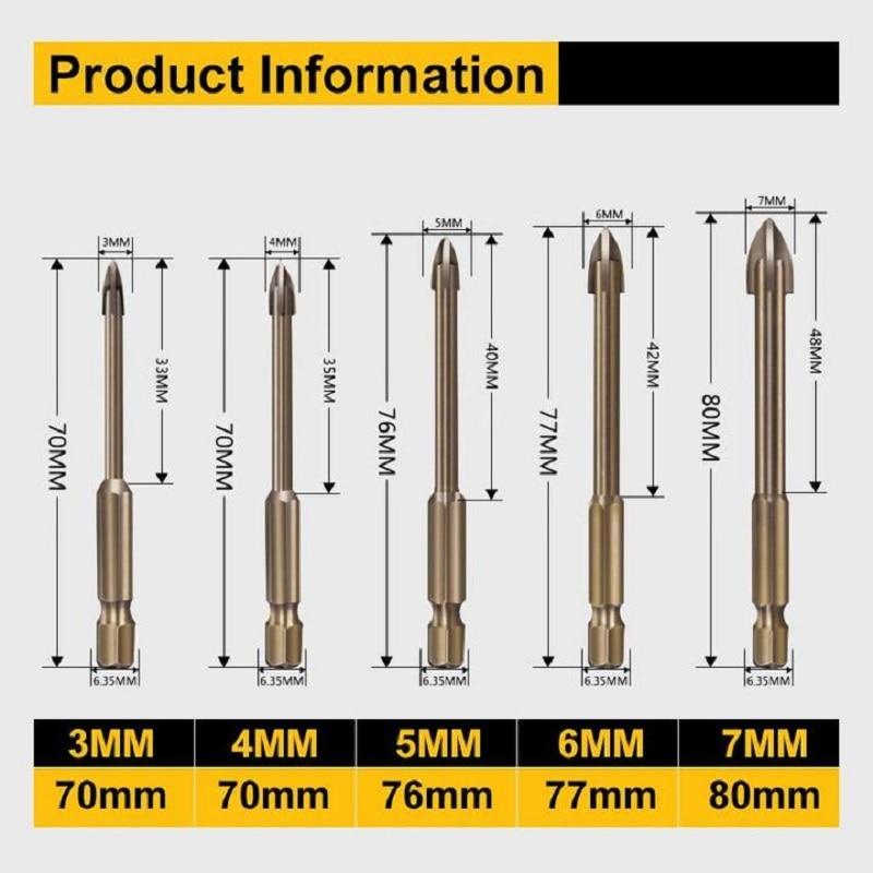 Cross Triangle Drill Bit