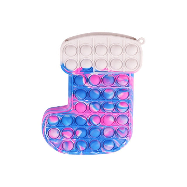 Christmas Pop It Socks