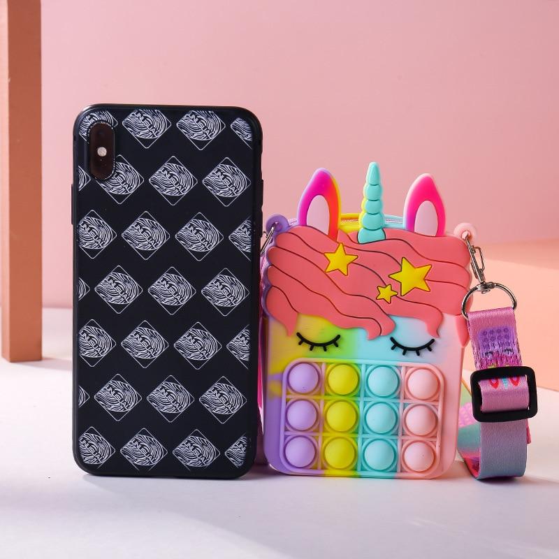 Unicorn Pop It Coin Purse