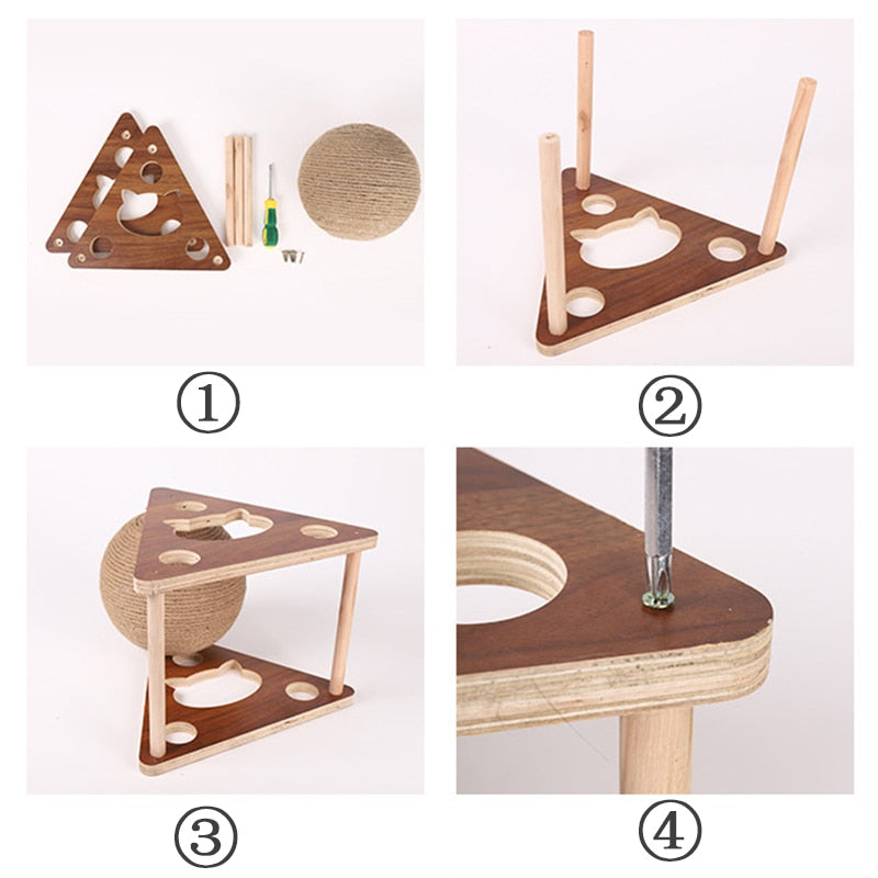 Cat Scratching Ball Toy