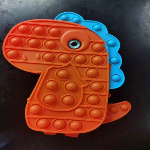 Dinosaur Pop It Bag