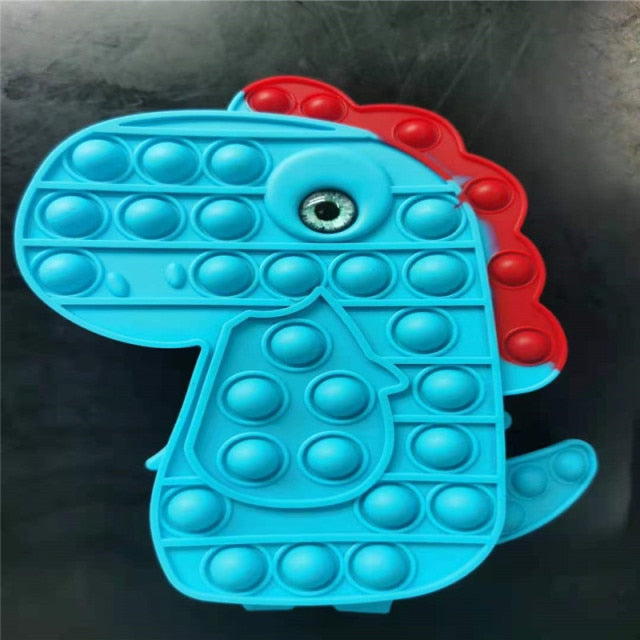 Dinosaur Pop It Bag