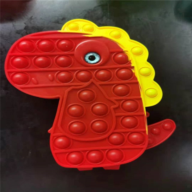 Dinosaur Pop It Bag