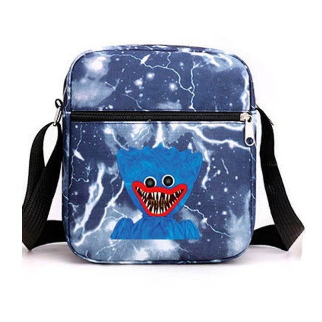 Blue Scary Shoulder Bag Backpack