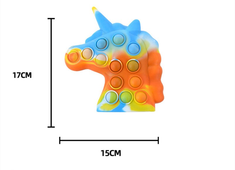 3D Unicorn Pop It Fidget Toy