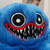 Thumbnail for Reversible Blue Scary Plush Toy