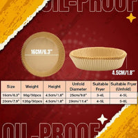 Thumbnail for Air Fryer Disposable Paper Liner