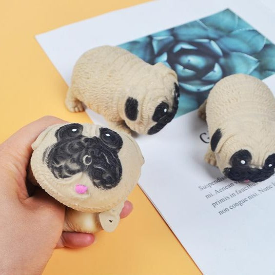 Squishy Pug Dog Fidget Toy