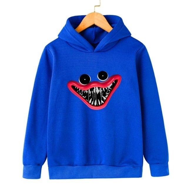 Blue Scary Hoodie