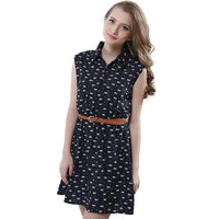 Thumbnail for The Crazy Cute Cat Footprints Dress