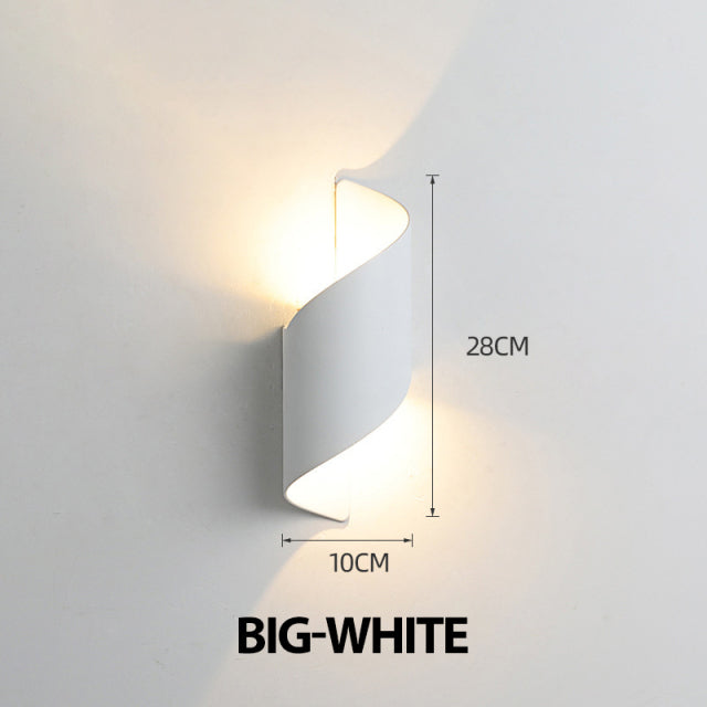 LED Wall Lamp Spiral Design10W
