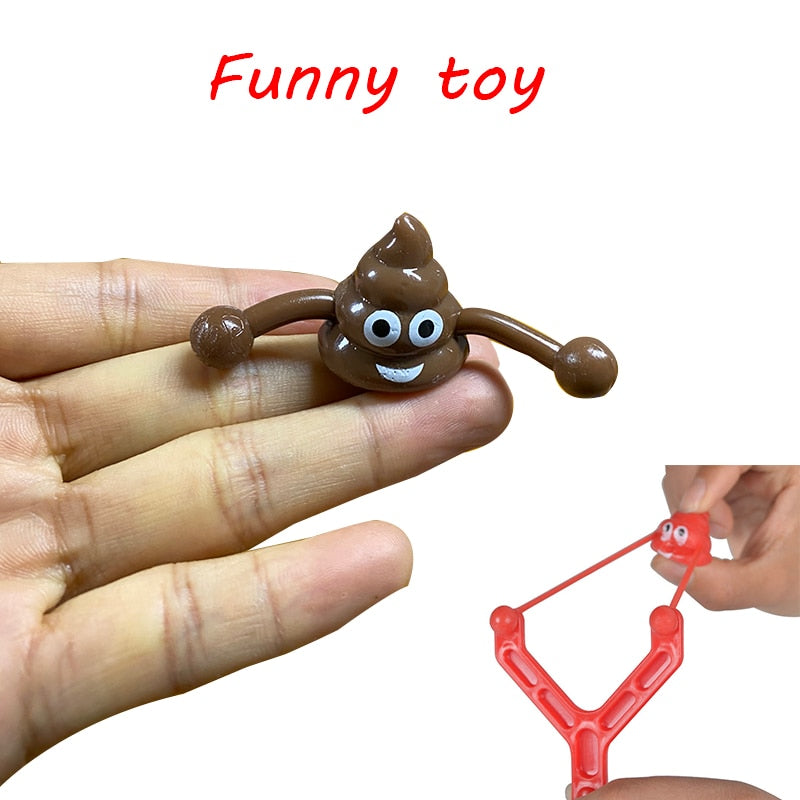 Poo Plunge Slingshot Toy