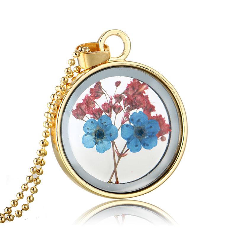Pressed Flower Necklaces