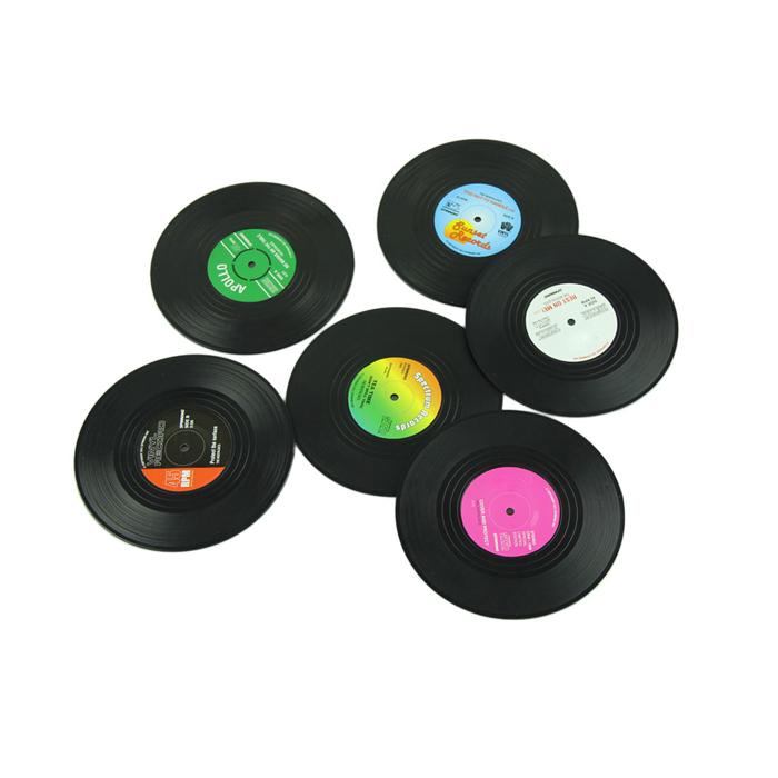 PeekWise Vinyl Record Coasters - Thumbnail 2