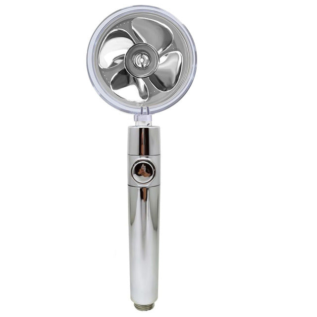 360 Degree Power Shower Head - Water Saving Rain Shower