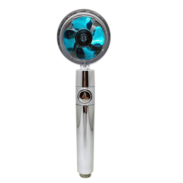 360 Degree Power Shower Head - Water Saving Rain Shower