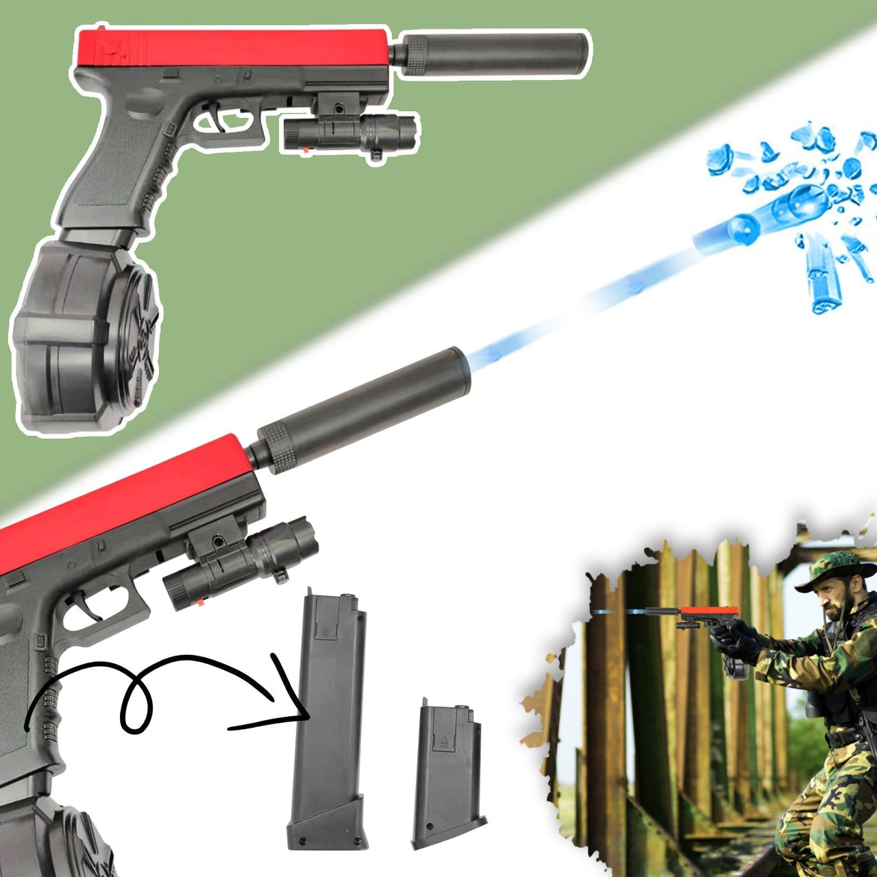 G**** Electric Splatter Gel Ball Blaster