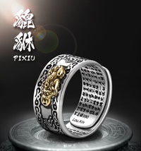 Thumbnail for Feng Shui Pixiu Mantra Ring