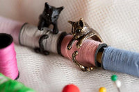 Thumbnail for Vintage Handmade Cat Rings