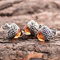 Thumbnail for Glass Acorn Necklace