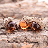 Thumbnail for Glass Acorn Necklace
