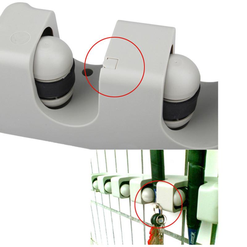 Mop Broom Organizer Wall Mount Hanger PeekWise