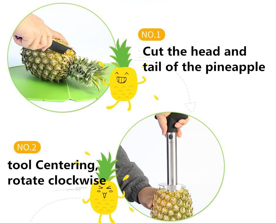 Stainless Steel Pineapple Slicer Corer PeekWise