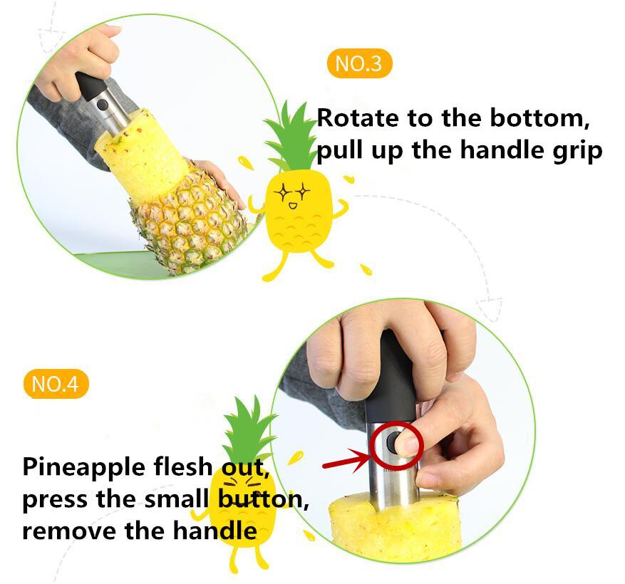 Stainless Steel Pineapple Slicer Corer PeekWise