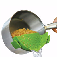 Thumbnail for Food Straining Silicone Colander PeekWise