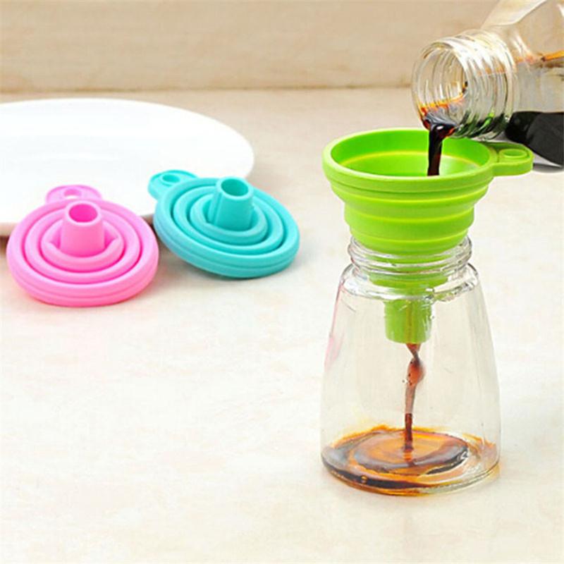 Collapsible/Foldable Silicone Funnel PeekWise