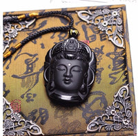 Thumbnail for Obsidian Buddha Amulet